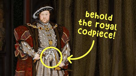 henry viii codpiece size.